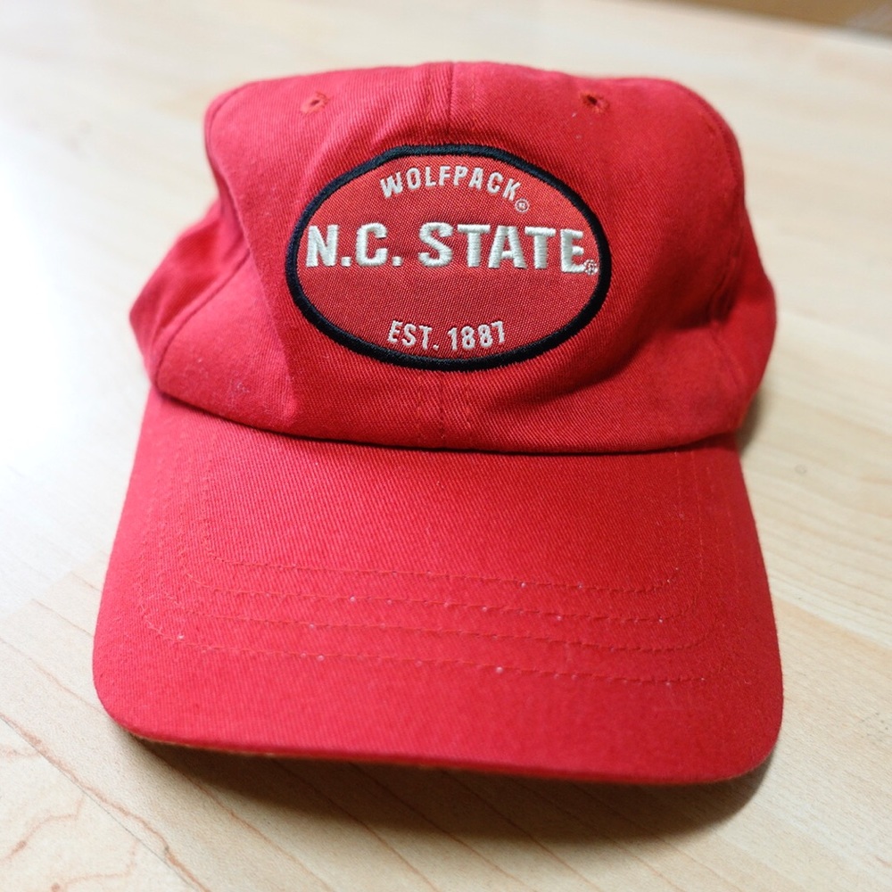 Vintage Logo Athletic NC State Wolf SnapBack Cap